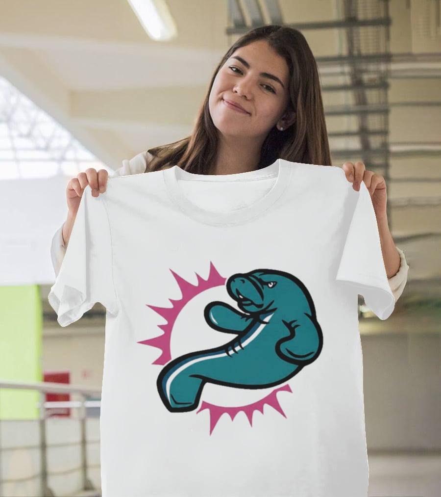 GTA VI Vice City Manatees Miami Dolphins Mashup T-Shirt