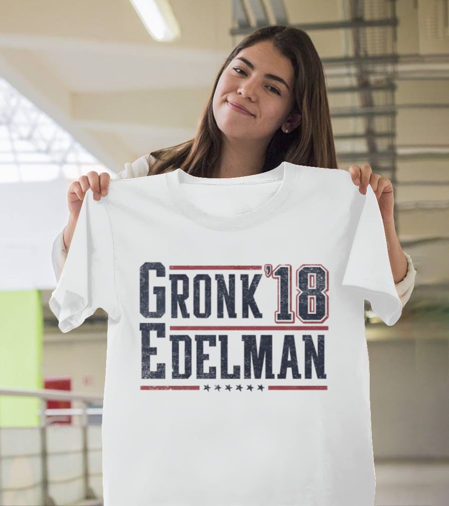 Gronk '18 Edelman New England Patriots Stars T-Shirt