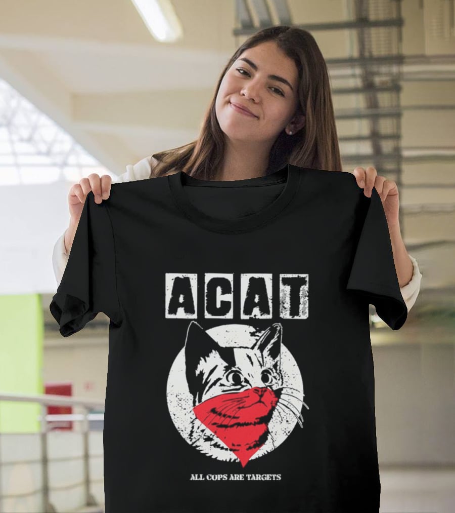 ACAT All Cops Are Targets Cat Bandana T-Shirt