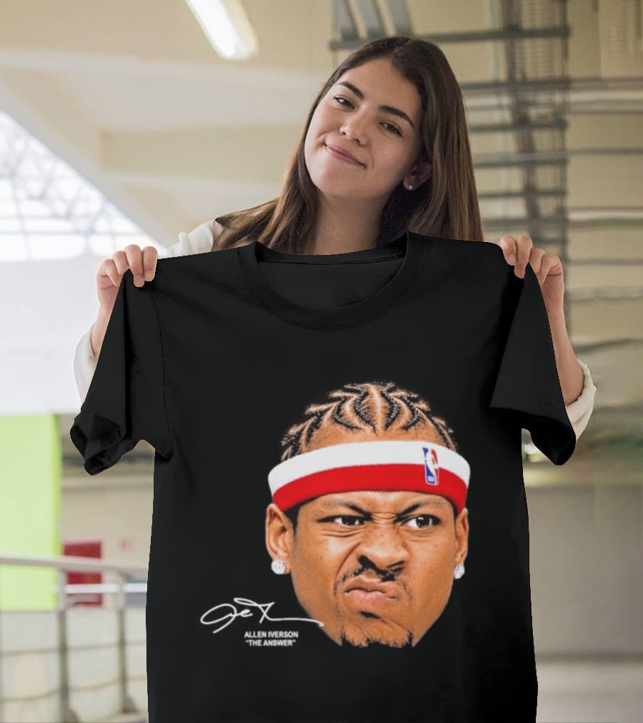 Allen Iverson The Answer NBA Headband T-Shirt