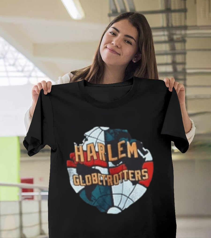 Harlem Globetrotters Basketball Globe T-Shirt