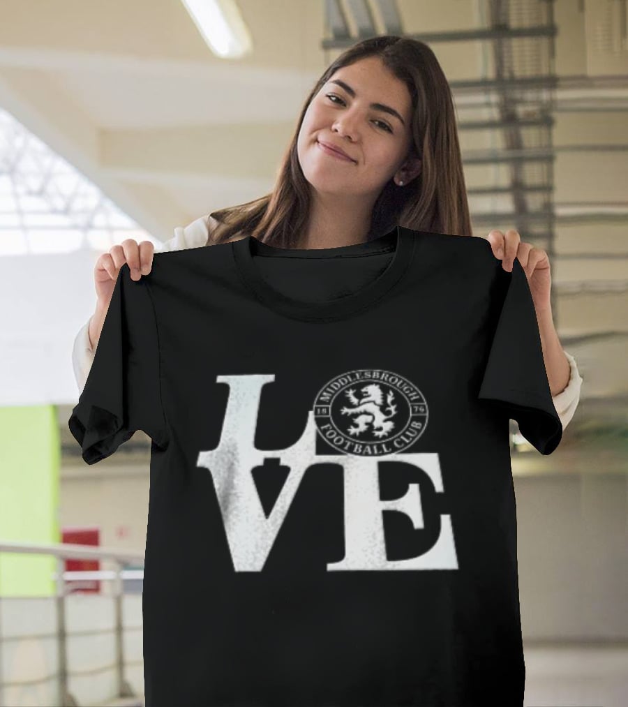 Middlesbrough Football Club Love Fan T-Shirt