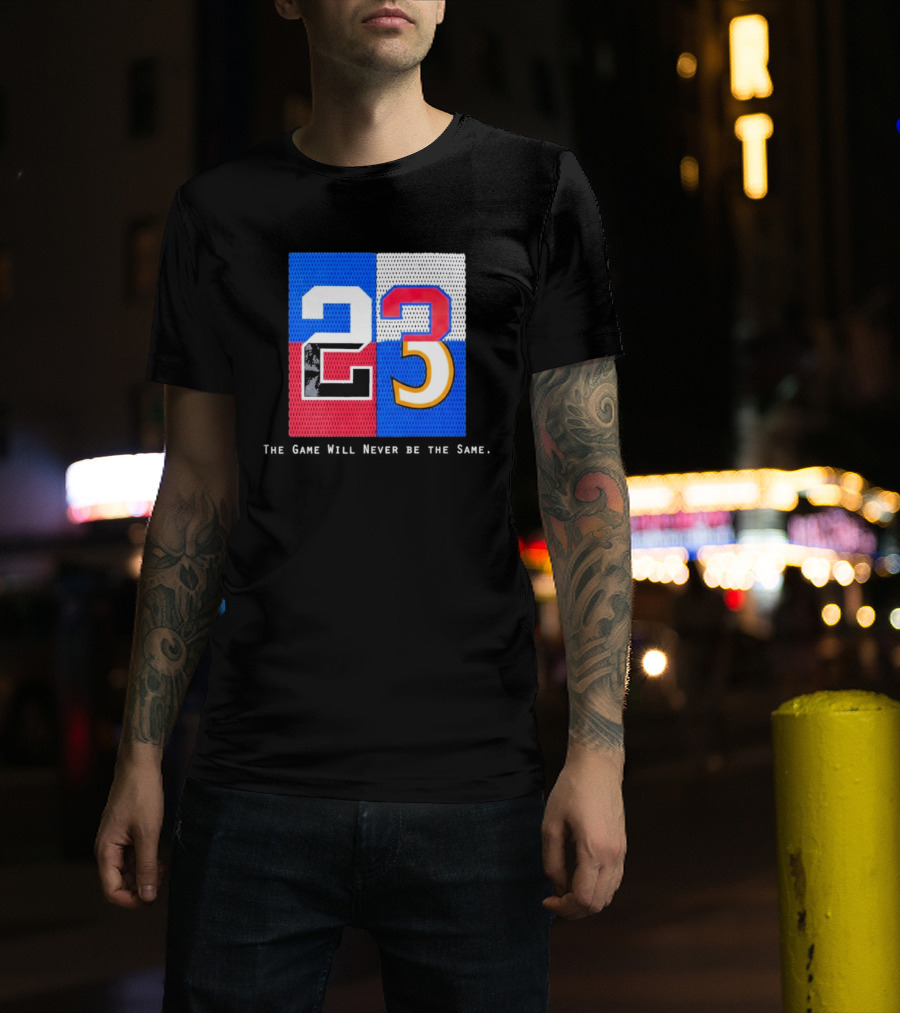 Shota Imanaga 23 The Game Will Never Be The Same Colorful Number Mashup T-Shirt