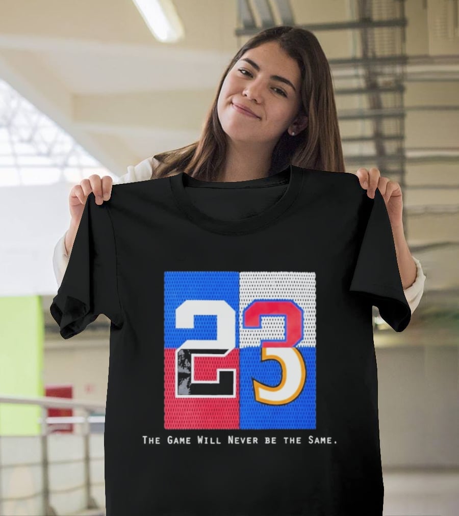 Shota Imanaga 23 The Game Will Never Be The Same Colorful Number Mashup T-Shirt