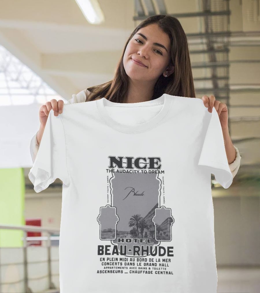 Hotel Beau RHUDE Nice The Audacity To Dream Concerts Dans Le Grand Hall T-Shirt