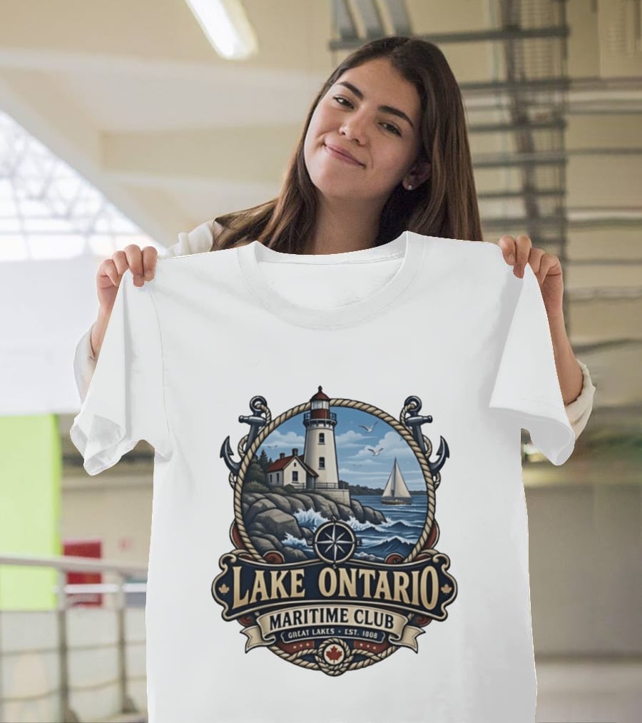 Lake Ontario Maritime Club Great Lakes Nautical Heritage Est. 1908 T-Shirt