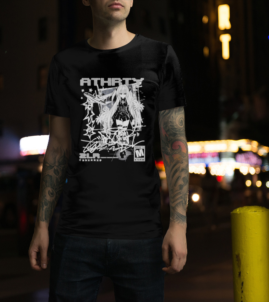 Athaty Zlr Mature 17+ Anime Girl Golden Darkness Forever T-Shirt