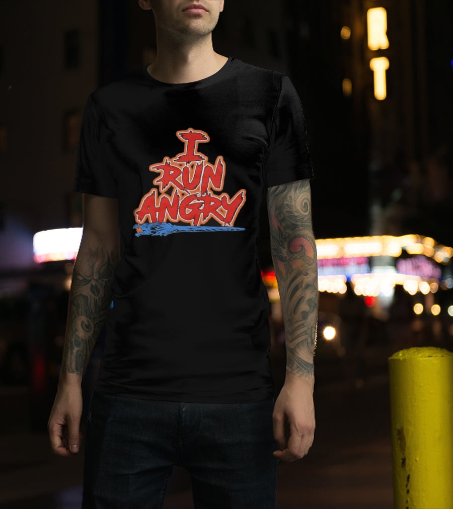 I Run Angry 2026 Tour T-Shirt