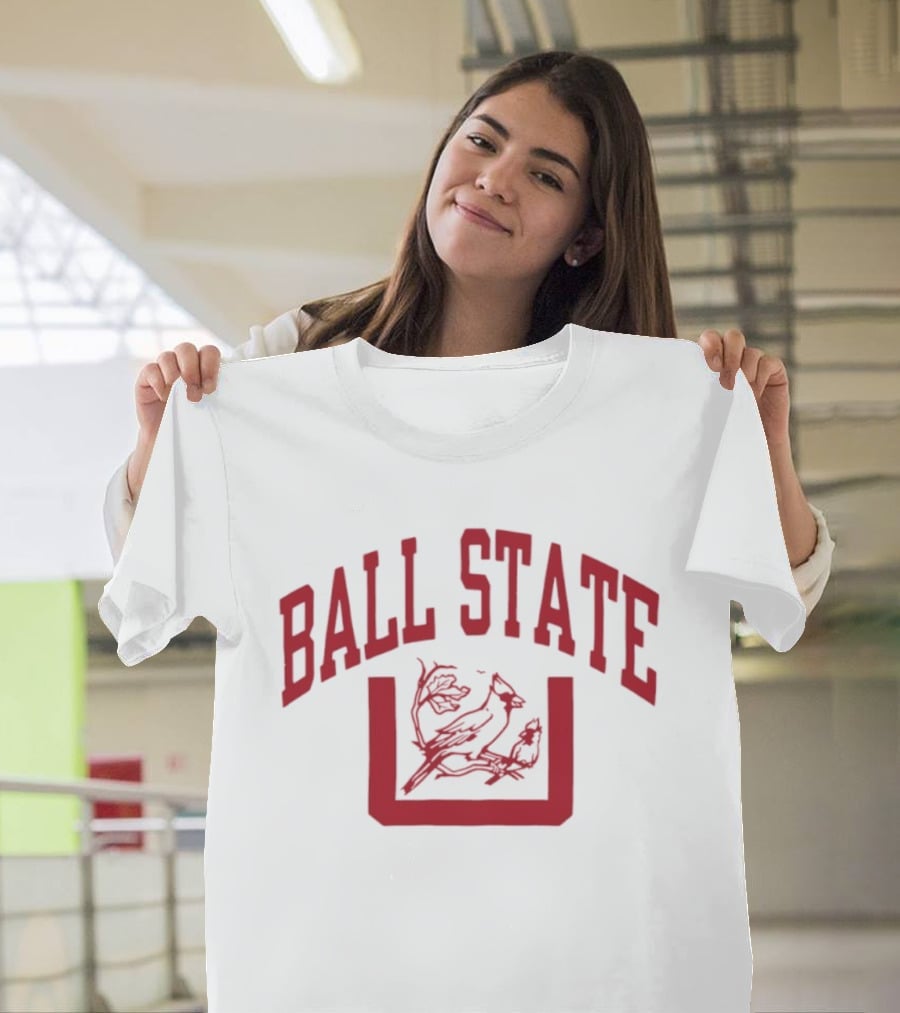 Ball State Cardinal U Vintage Red Arch T-Shirt