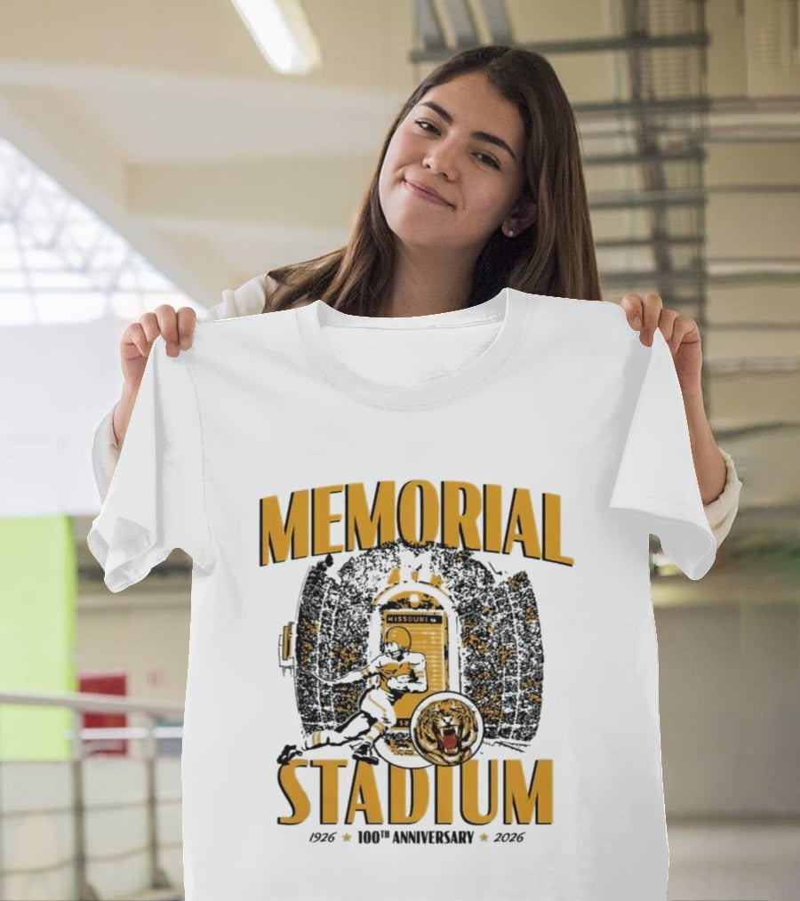 Memorial Stadium Missouri Tigers Football 100th Anniversary 1916 2016 T-Shirt