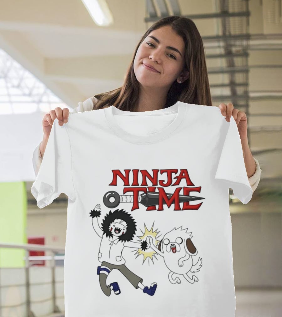 Ninja Time Kiba Inuzuka And Akamaru High Five Adventure T-Shirt
