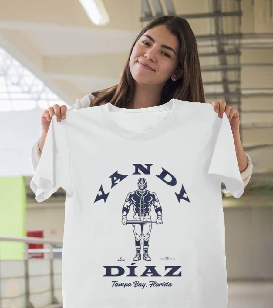 Yandy Díaz Tampa Bay Florida Strong Hitter T-Shirt