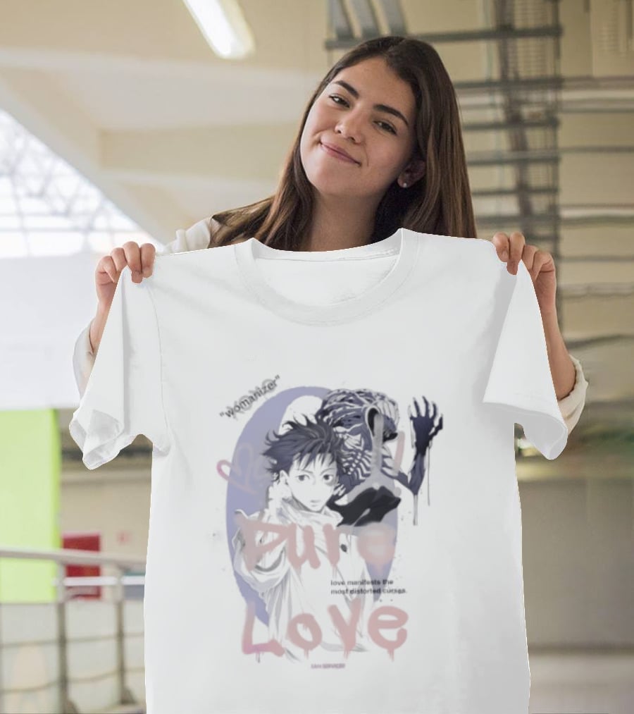 Yuta Okkotsu Pure Love Manifests Distorted Curses Womanizer Service T-Shirt