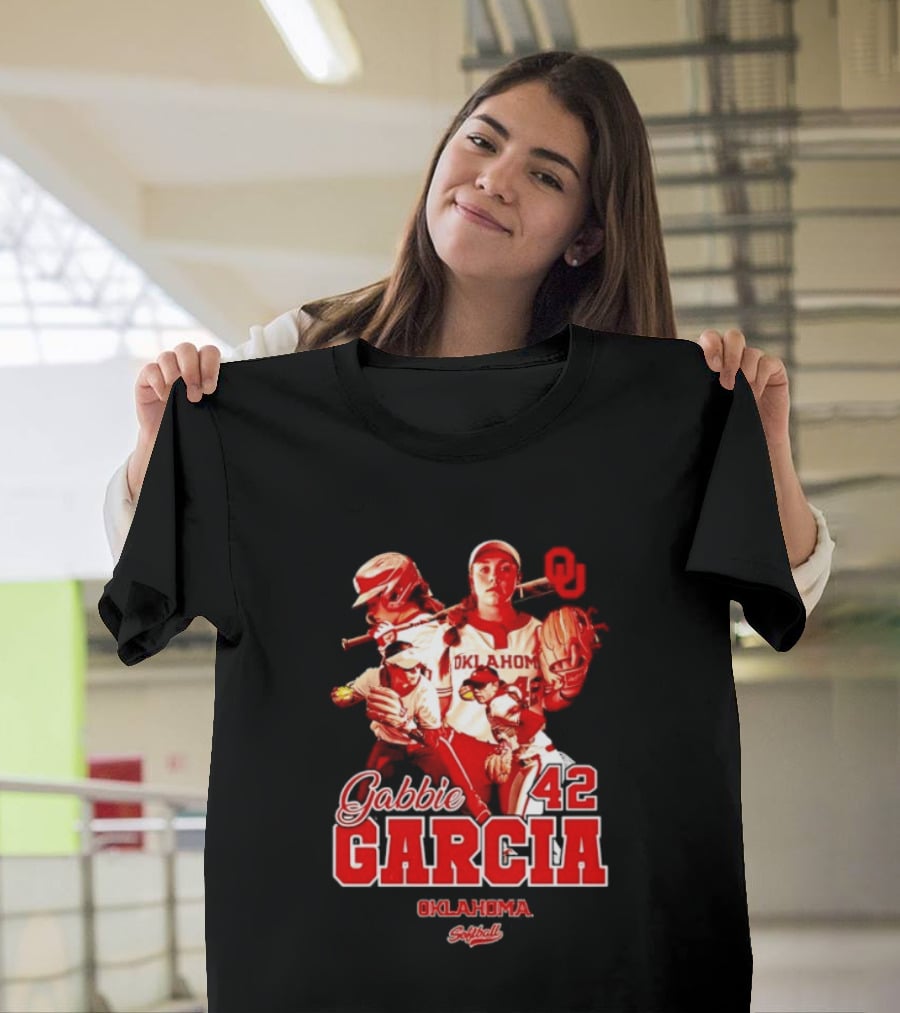 Gabbie Garcia Oklahoma Sooners Softball 42 Player Collage T-Shirt