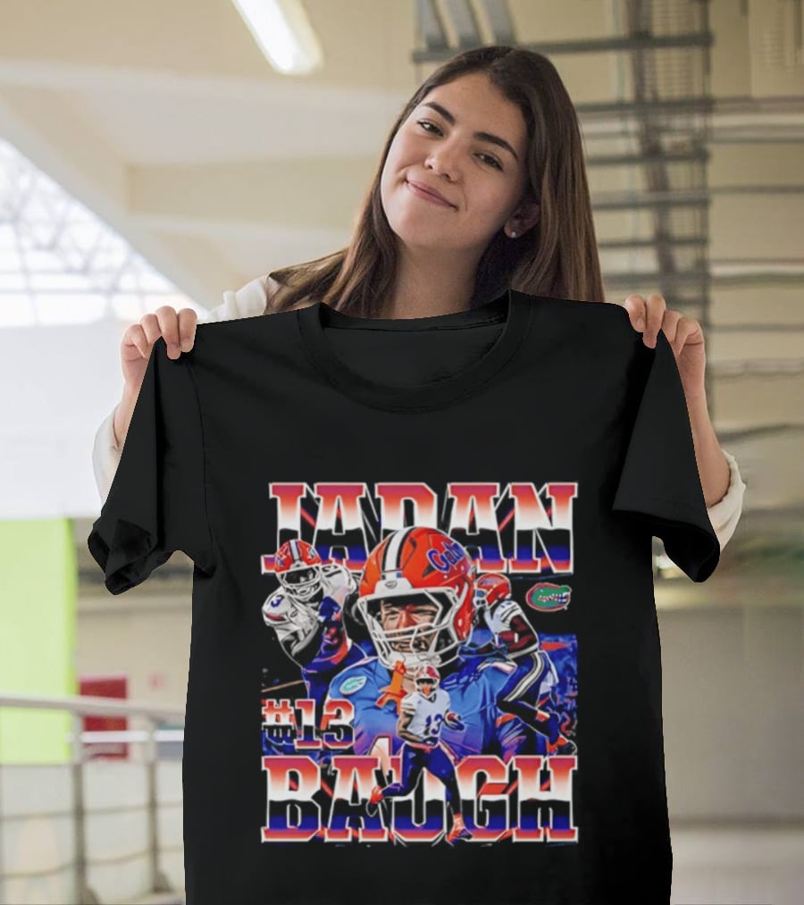 Jadan Baugh Florida Gators #13 NCAA Football Player Collage T-Shirt
