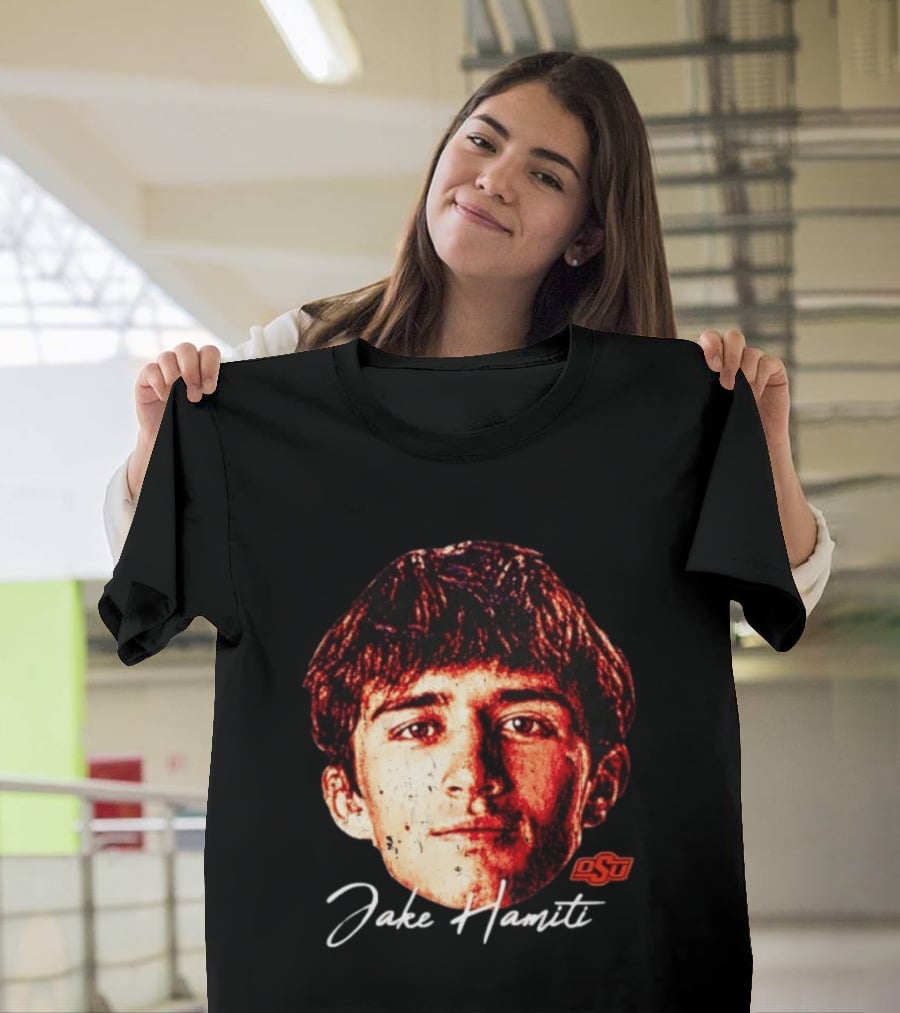 Jake Hamiti Oklahoma State Wrestling OSU Swag T-Shirt