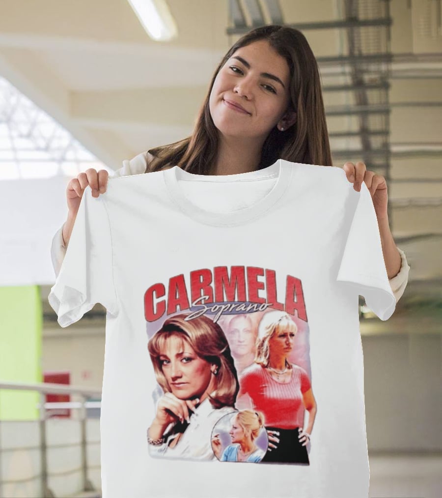 Carmela Soprano Character Collage T-Shirt