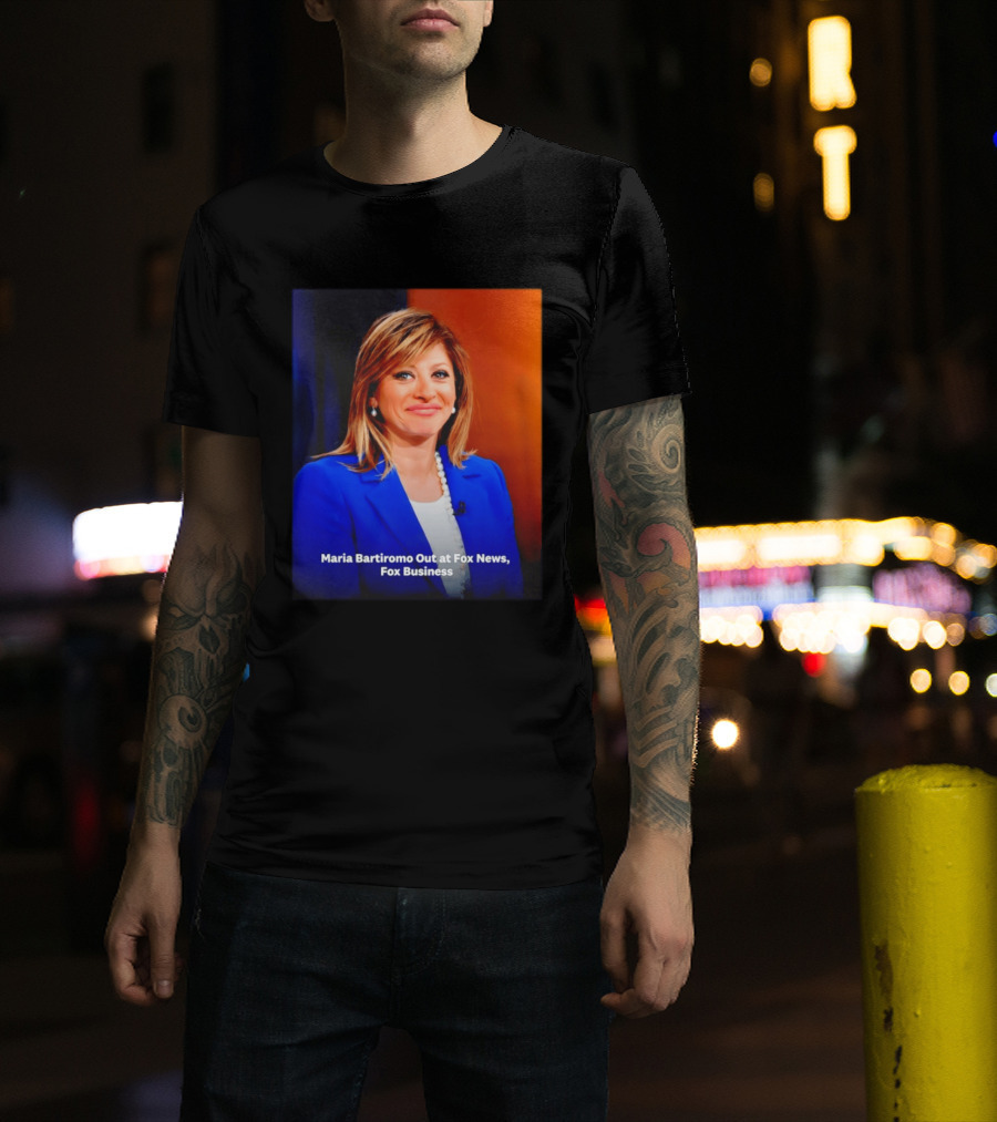 Maria Bartiromo Departure Fox Business News Media T-Shirt