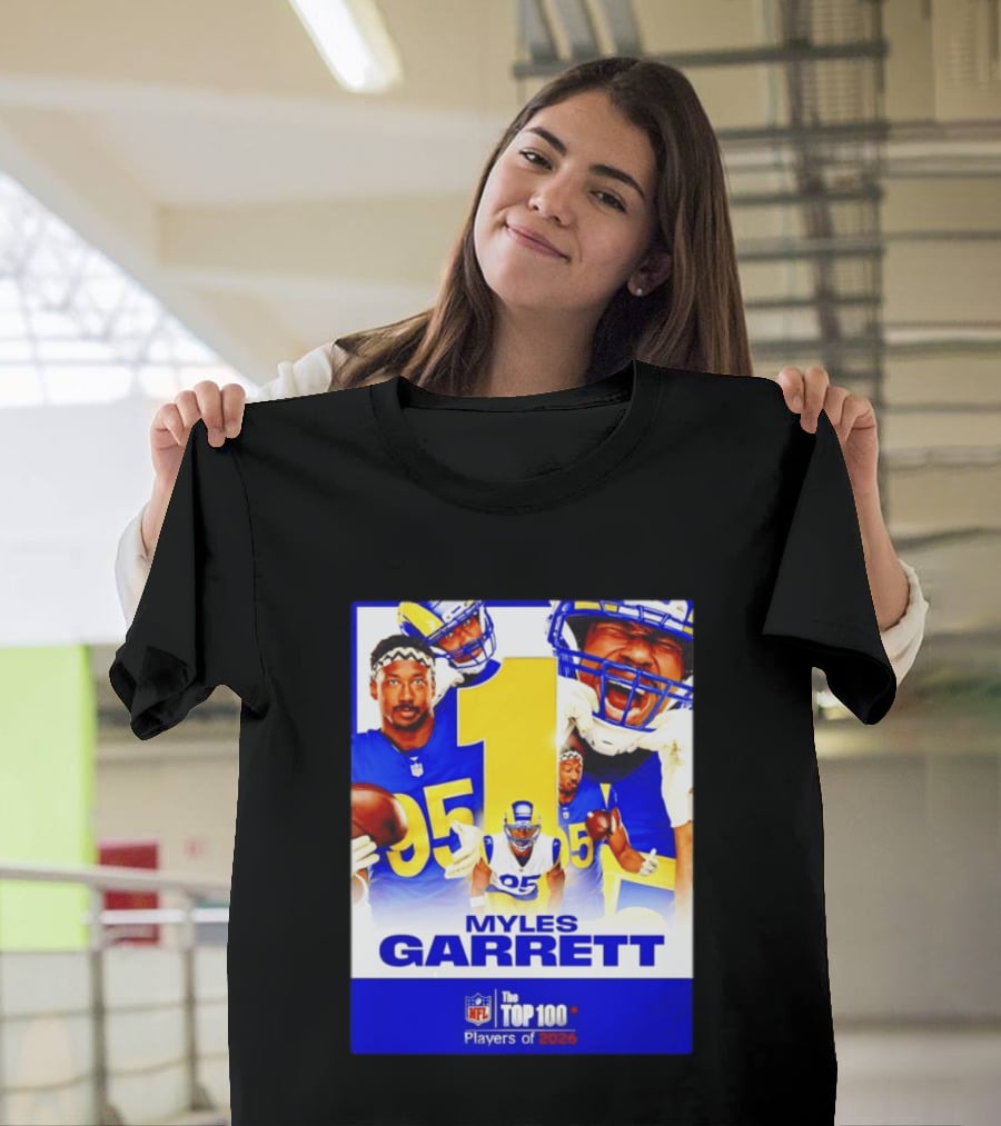 Myles Garrett Rams NFL Top 100 Players 2026 T-Shirt
