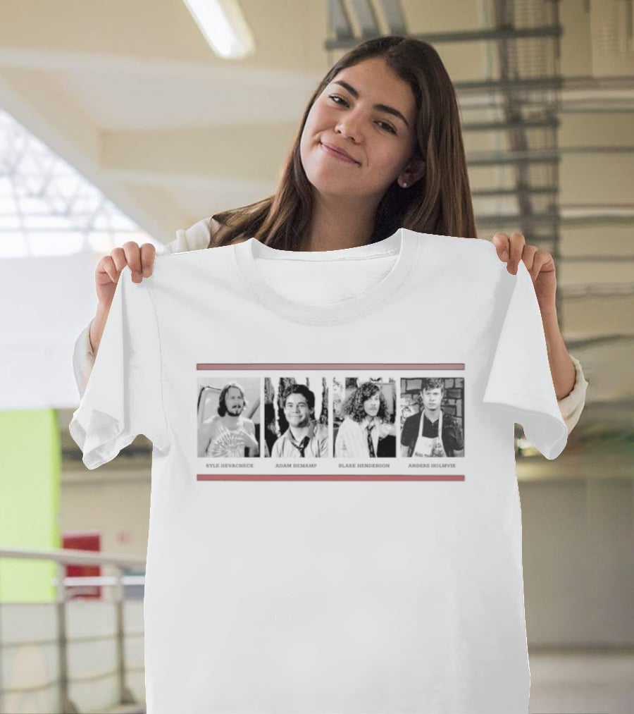 Kyle Hevacheck Adam Demamp Blake Henderson Anders Holmvik Workaholics Comedy Characters T-Shirt