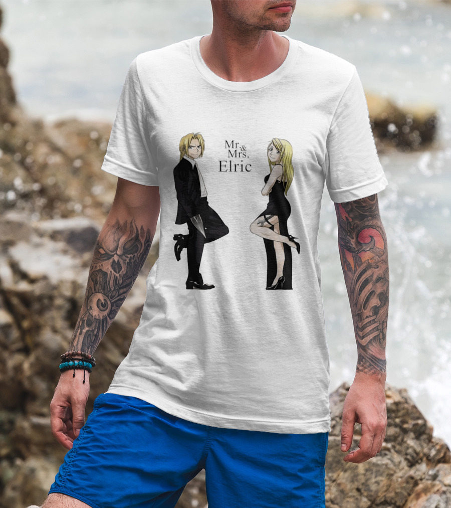 Edward Elric And Winry Rockbell Mr. And Mrs. Elric T-Shirt