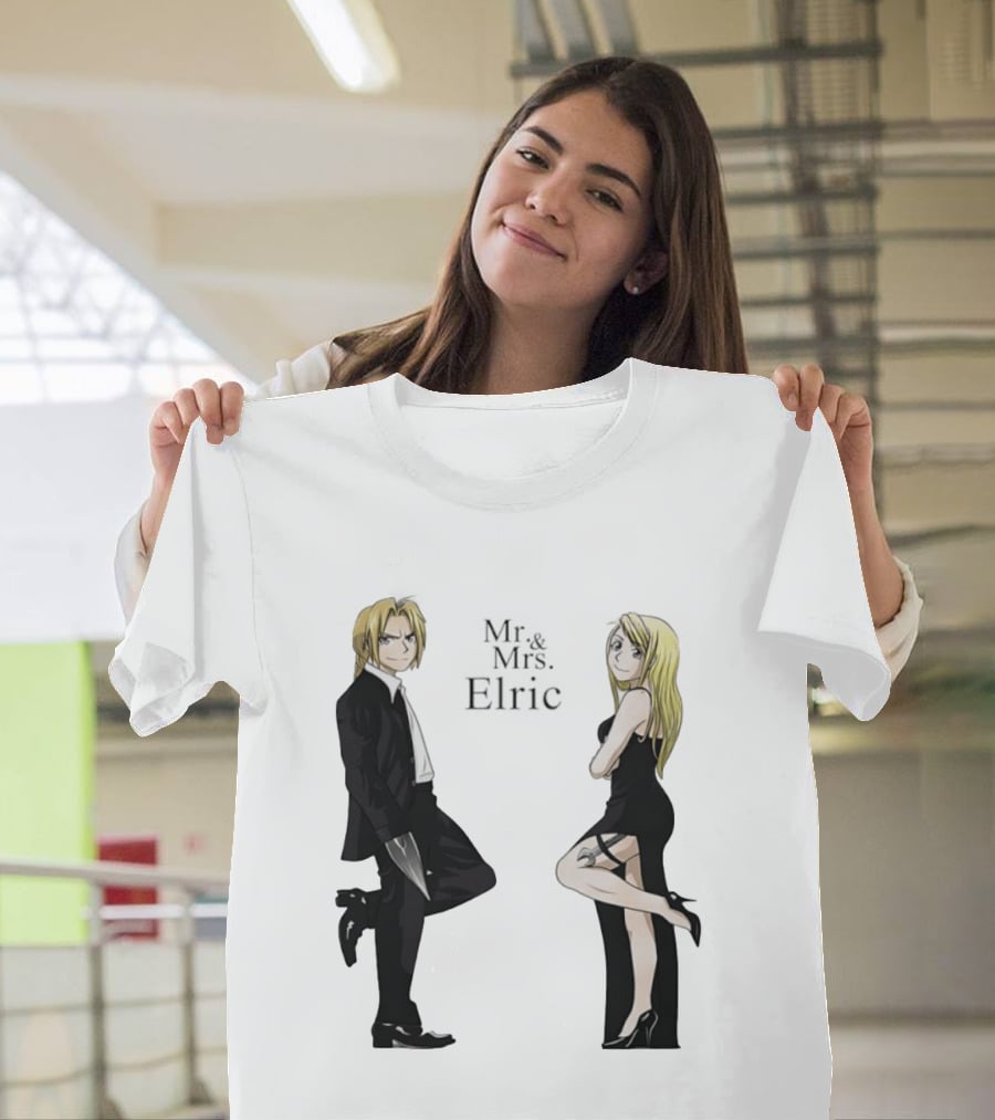 Edward Elric And Winry Rockbell Mr. And Mrs. Elric T-Shirt