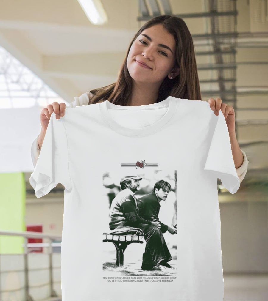 Robin Williams Matt Damon Real Loss Good Will Hunting Bench Scene T-Shirt