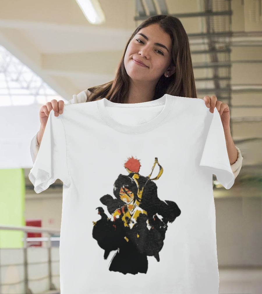 Rukia Kuchiki And Ichigo Kurosaki Spirit Battle Bleach Anime Fan Favorite Characters T-Shirt