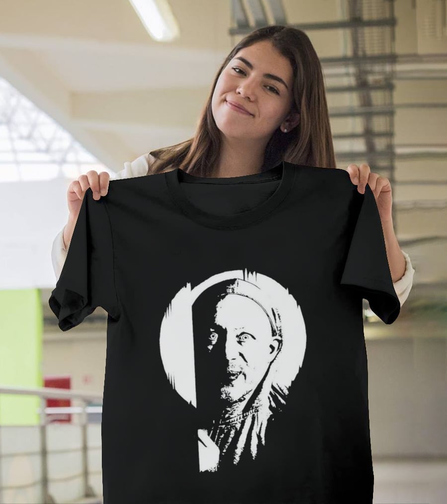 Curious Guy Limmy's Homemade Show Scottish Comedy Stencil T-Shirt