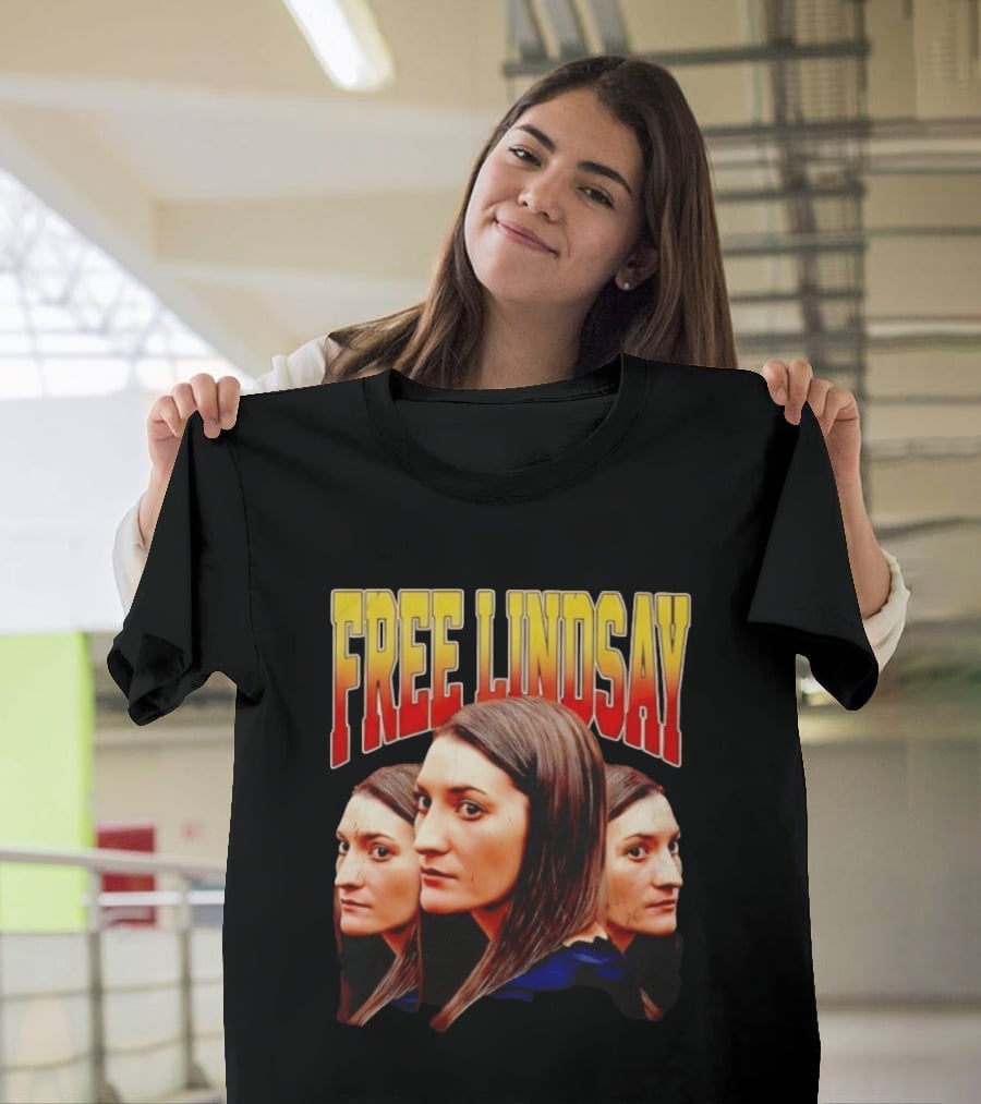 FREE LINDSAY Clancy Multiple Faces T-Shirt