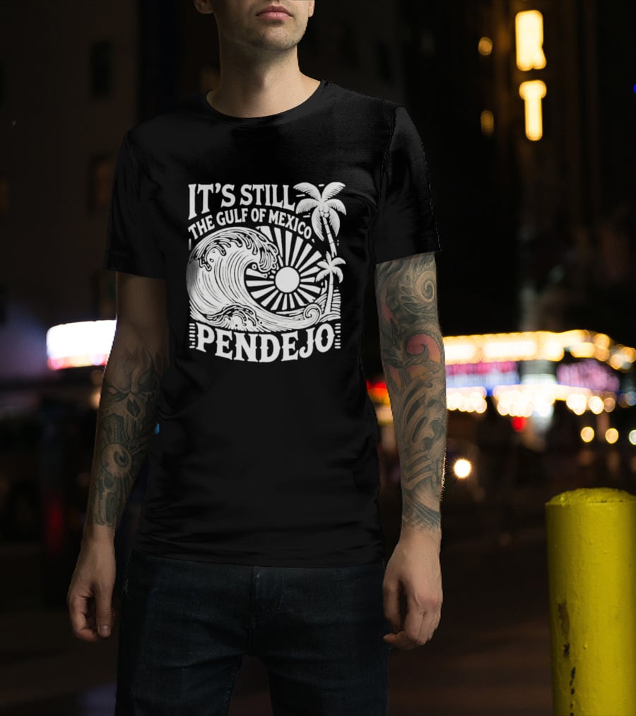 It's Still The Gulf Of Mexico Pendejo Wave Palm Sun T-Shirt