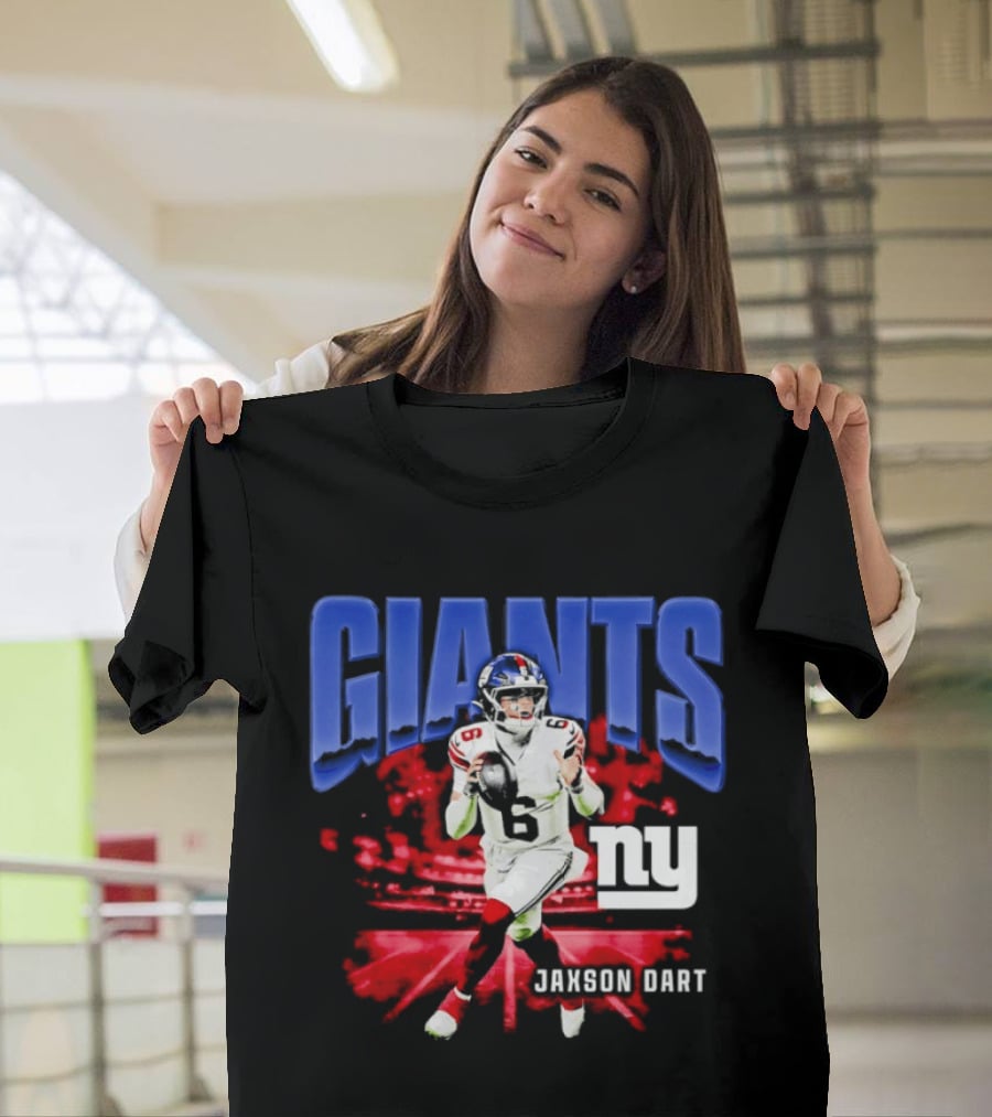 Jaxson Dart New York Giants Football Giants Ny T-Shirt