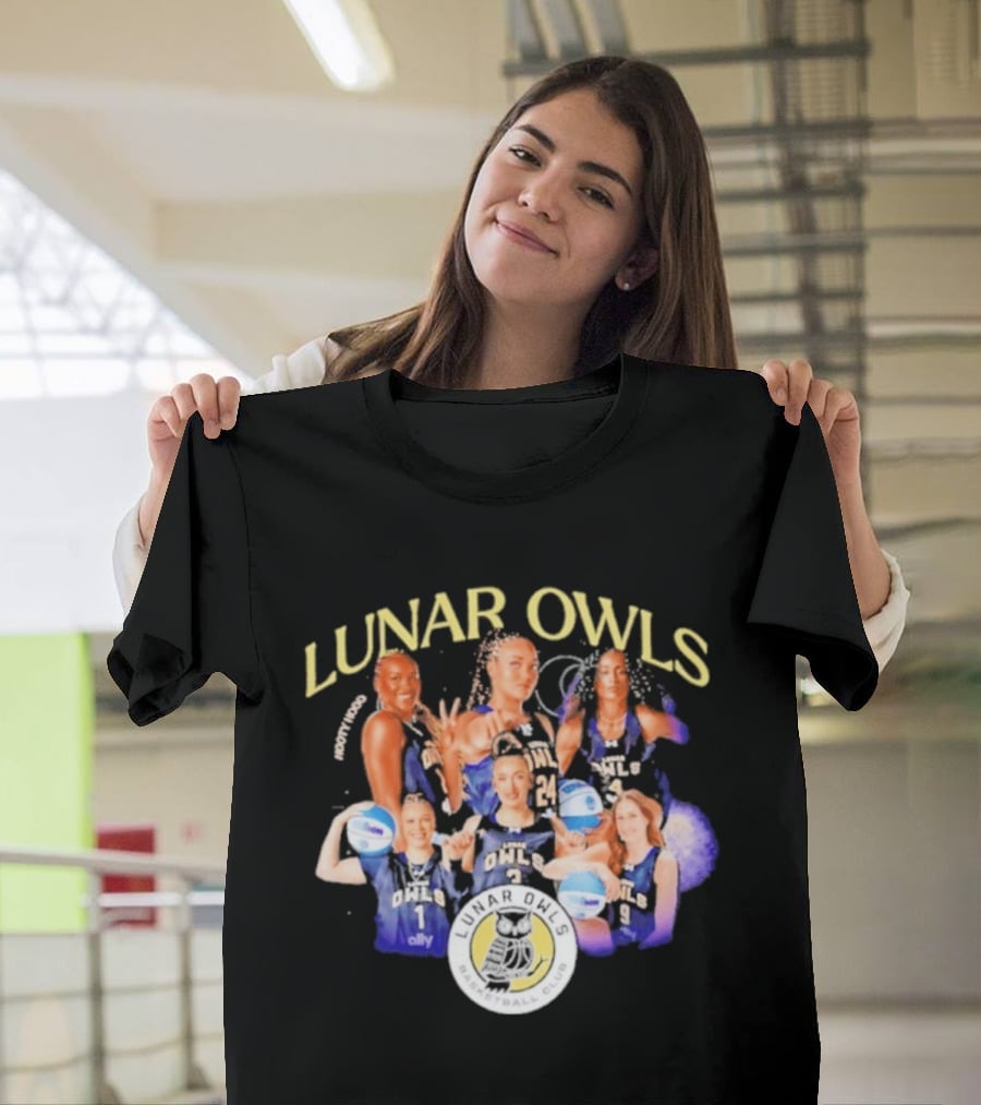 Lunar Owls Basketball Club Ally Team Players T-Shirt