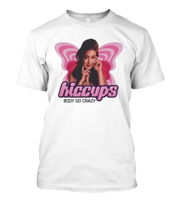 Hiccups Body Go Crazy Pink Butterfly Wings T-Shirt