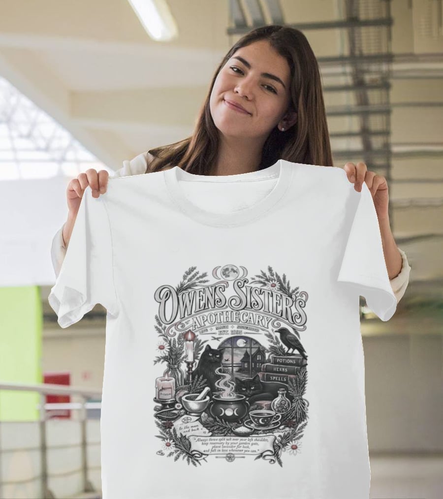 Owens Sister's Apothecary Est 1995 Candles And Herbs T-Shirt