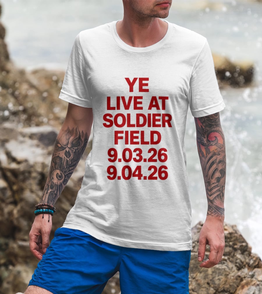Ye Live At Soldier Field 9.03.26 9.04.26 T-Shirt