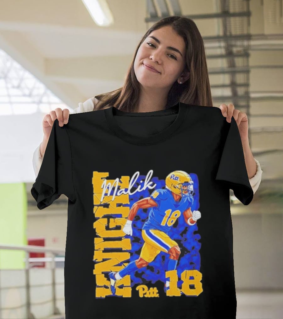 Malik Knight 18 Pitt Panthers Football Player T-Shirt