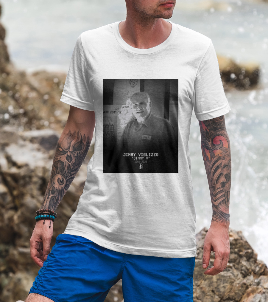 Jimmy Viglizzo "Jimmy V" 1951 2026 Commemoration Stanford Connection T-Shirt