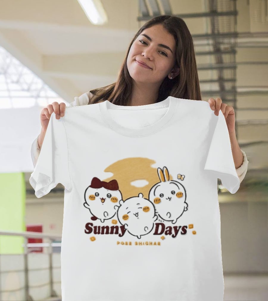 Sunny Days Pose Shichae Cartoon Characters Trio T-Shirt