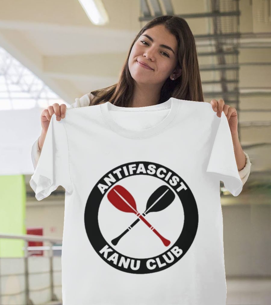 Antifascist Kanu Club Paddles T-Shirt