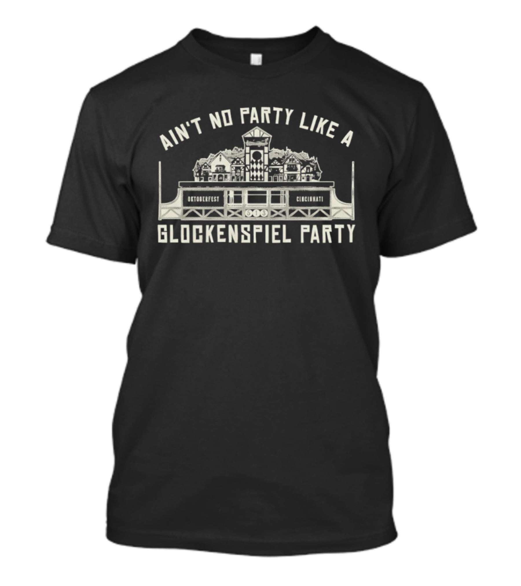 Ain't No Party Like A Blockenspiel Party Famous Landmarks T-Shirt