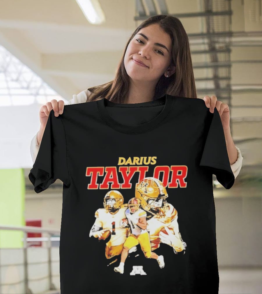 Darius Taylor Minnesota Golden Gophers Football Collage T-Shirt