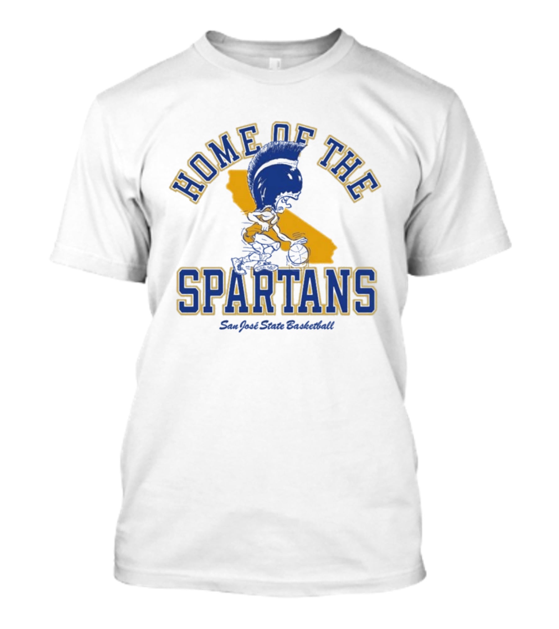 San Jose State Basketball Home Of The Spartans California T-Shirt