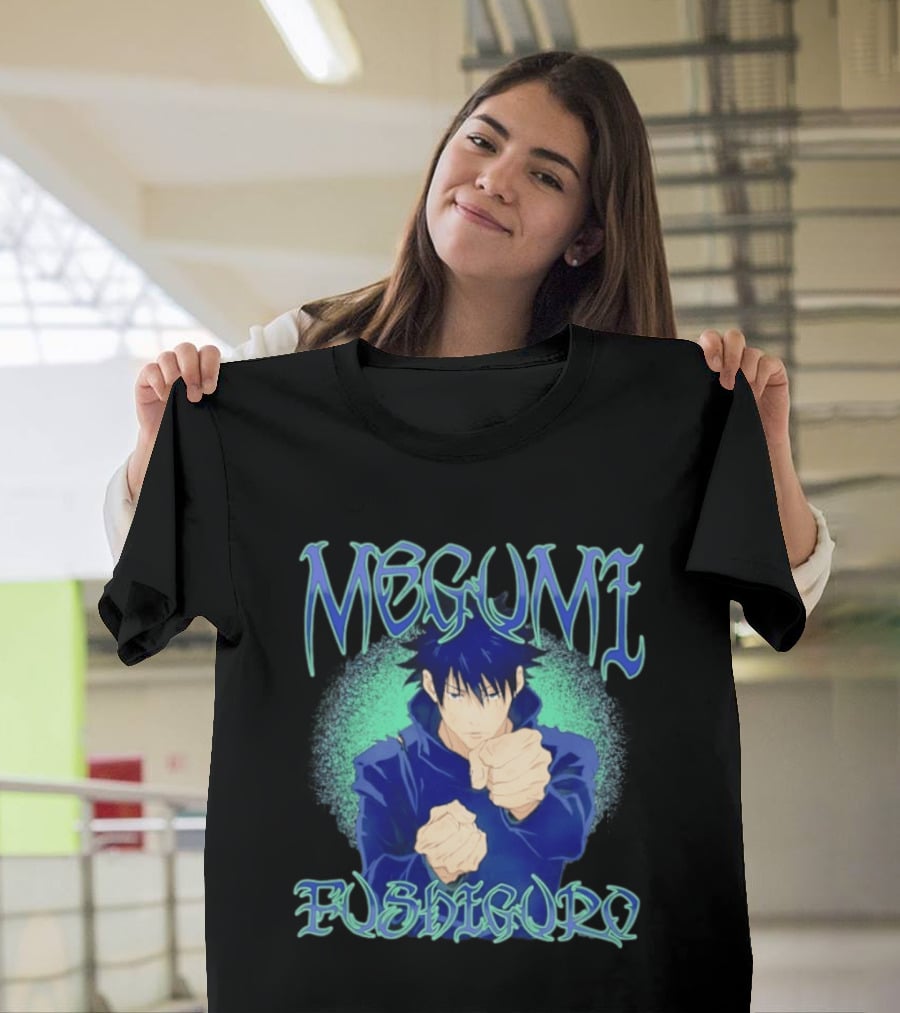 Megumi Fushiguro Action JJK Anime T-Shirt