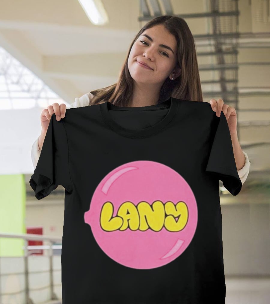 LANY Stuck On You Pink Yellow Bubble T-Shirt