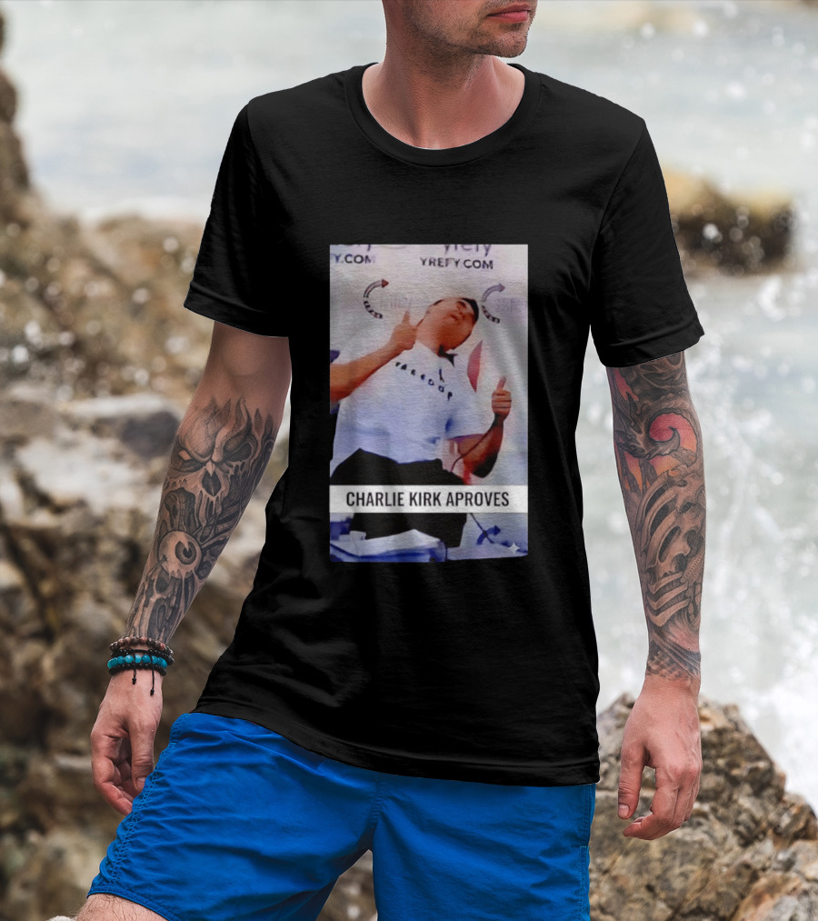 Charlie Kirk Freedom Turning Point USA Parody Approves T-Shirt