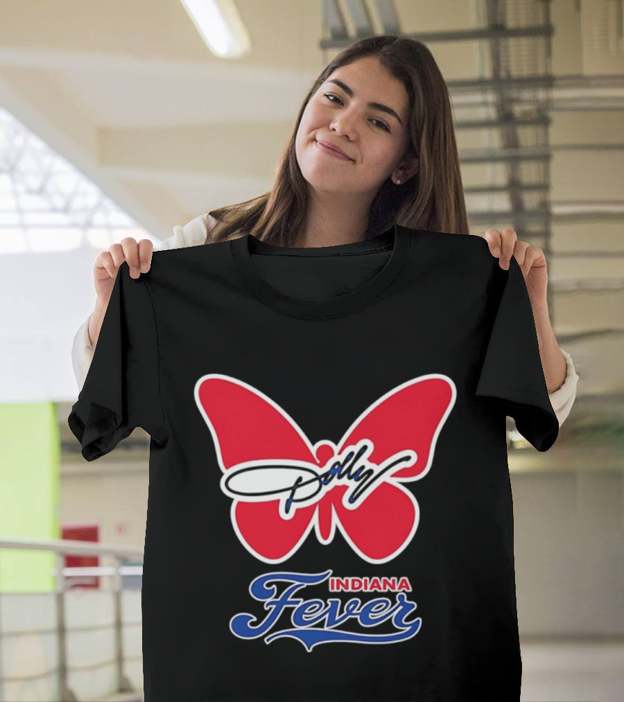 Indiana Fever Women's Basketball Dolly Parton Butterfly Collaboration T-Shirt