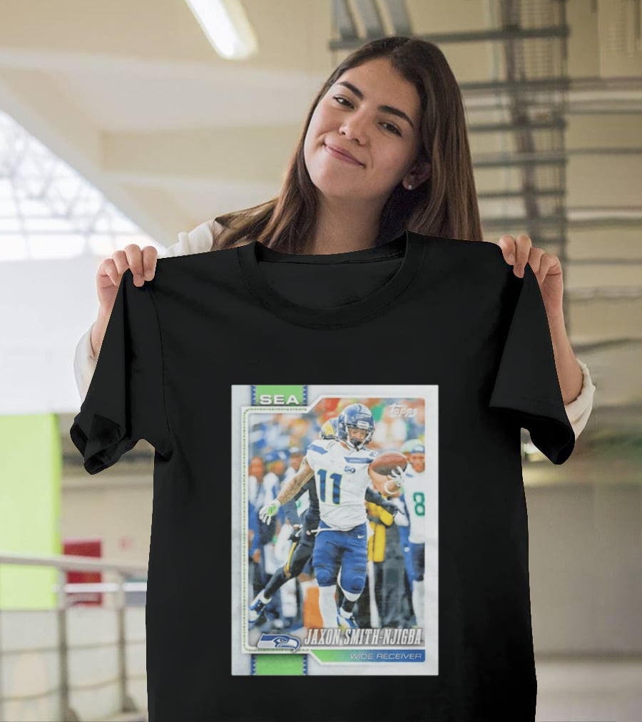 Jaxon Smith Njigba Seattle Seahawks Wide Receiver 2026 Topps Football Card T-Shirt