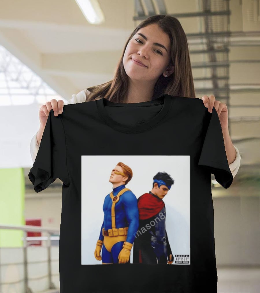 Cyclops And Wiccan Heartstopper X Men Comic Collaboration T-Shirt