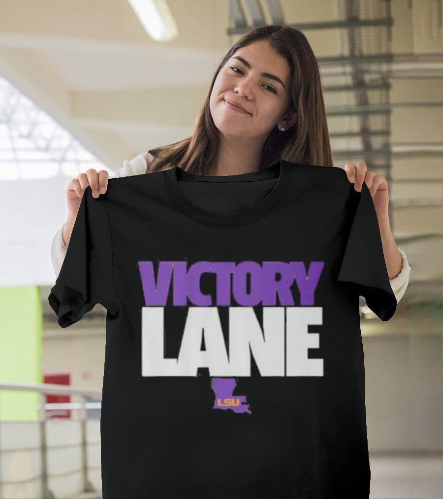 Lane Kiffin Victory Lane LSU NCAA Football Tigers T-Shirt